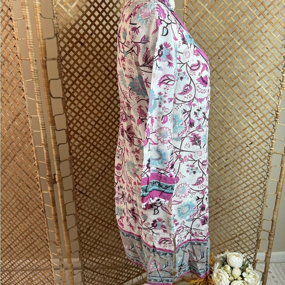 Zara Cotton Floral Tunic - Picture 3 of 9